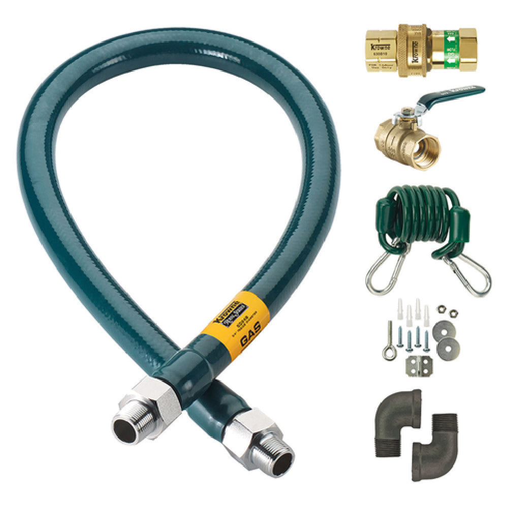 Krowne M7536K Royal Series Moveable Gas Connection Kit 3/4” I.D. 36” Long