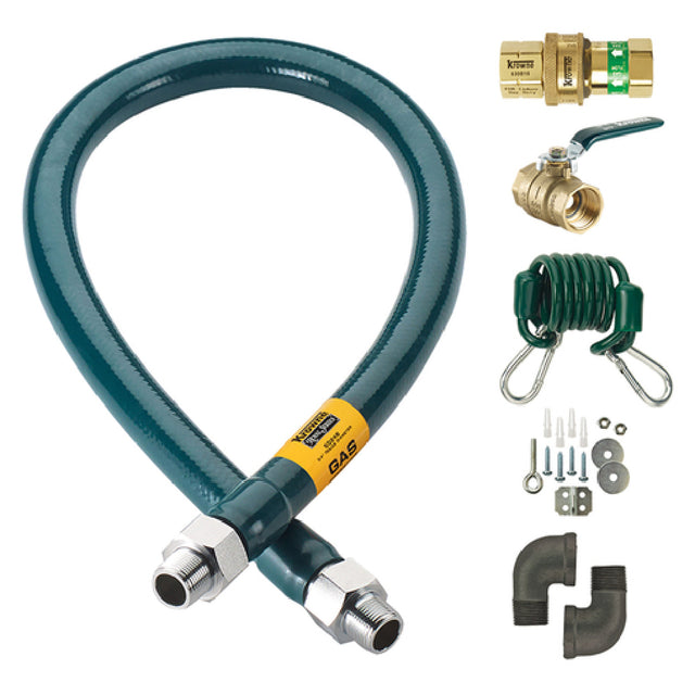 Krowne M7536K Royal Series Moveable Gas Connection Kit 3/4” I.D. 36” Long