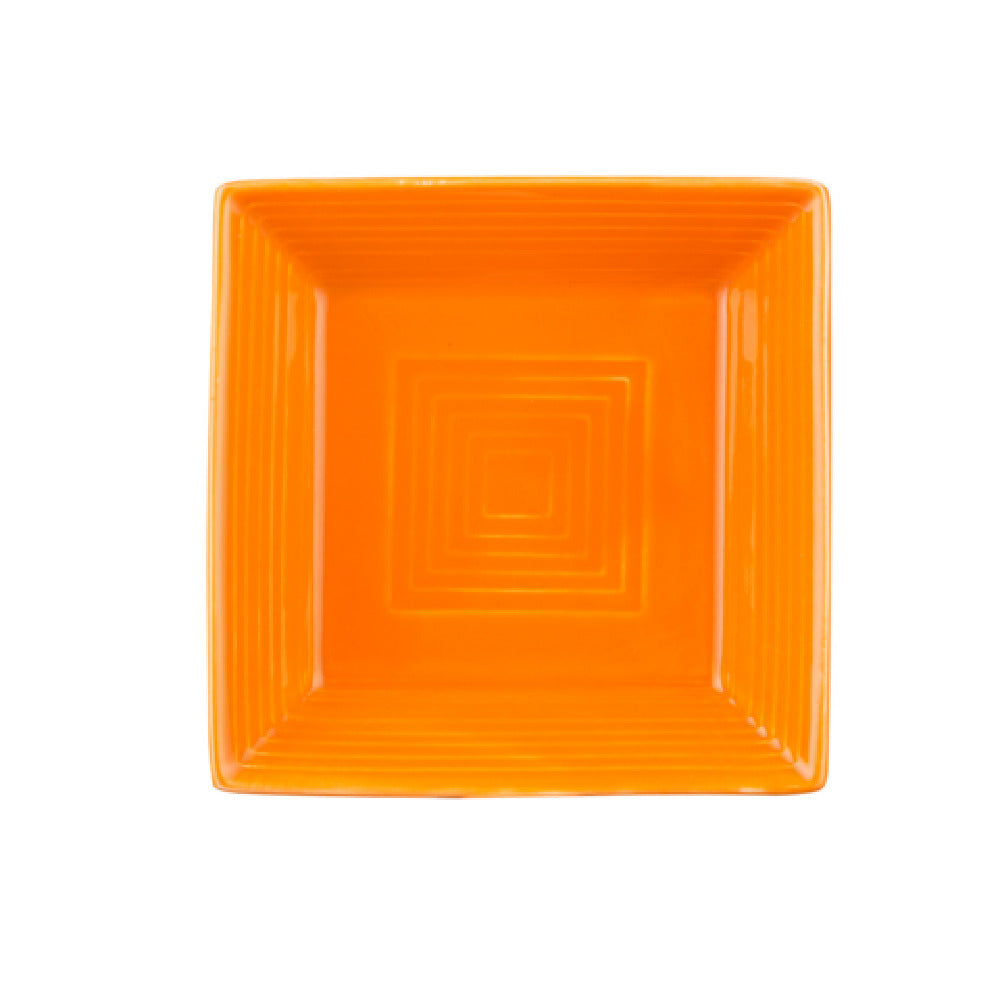 CAC China TG-SQ8-TNG Tango Plate 8"L X 8"W X 5/8"H Square