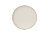 A plain, round, off-white ceramic Sophie Pasta Bowl is shown from above against a white background, featuring a smooth surface and a subtle rim around the edge.