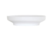 A plain, round Nova Bowl with smooth, clean lines and a wide, flat base. The sides gently curve upward, giving this coupe bowl a minimalist and modern appearance. The bowl is empty and set against a white background.