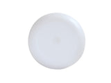 A plain, round 30 oz. melamine Carmel Pasta Bowl is centered on a white background. The bowl is smooth with no patterns, decorations, or visible texture, and is photographed from directly above.