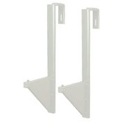 Alpine Industries ADI618-WHI Cubicle Wall Rack For Blueprints White