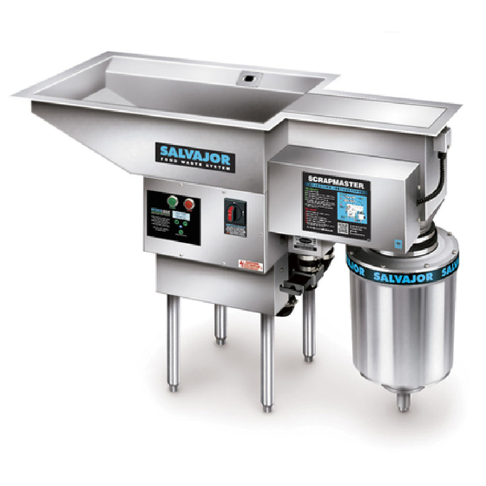 Salvajor 300-PSM_230/60/3 Pot/Pan ScrapMaster Scrapping Pre-flushing & Disposing System With Water Recirculation