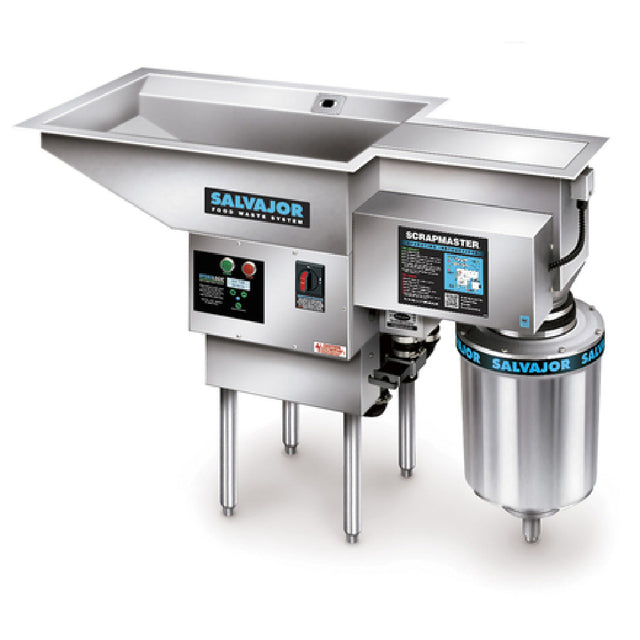 Salvajor 300-PSM_230/60/3 Pot/Pan ScrapMaster Scrapping Pre-flushing & Disposing System With Water Recirculation