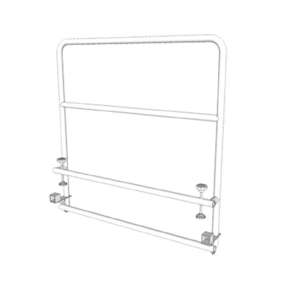 Forbes Industries 4180-4 Guard Rail 4'L X 42"H Round Steel Tube