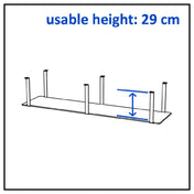BauscherHepp VE-50006 Venta® Shelf To Create Storage Space Under A Buffet Table