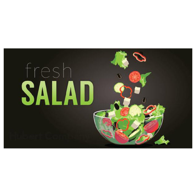 Hubert 65017 - Magnetic Sign, "fresh Salad", 49"L X 26"H