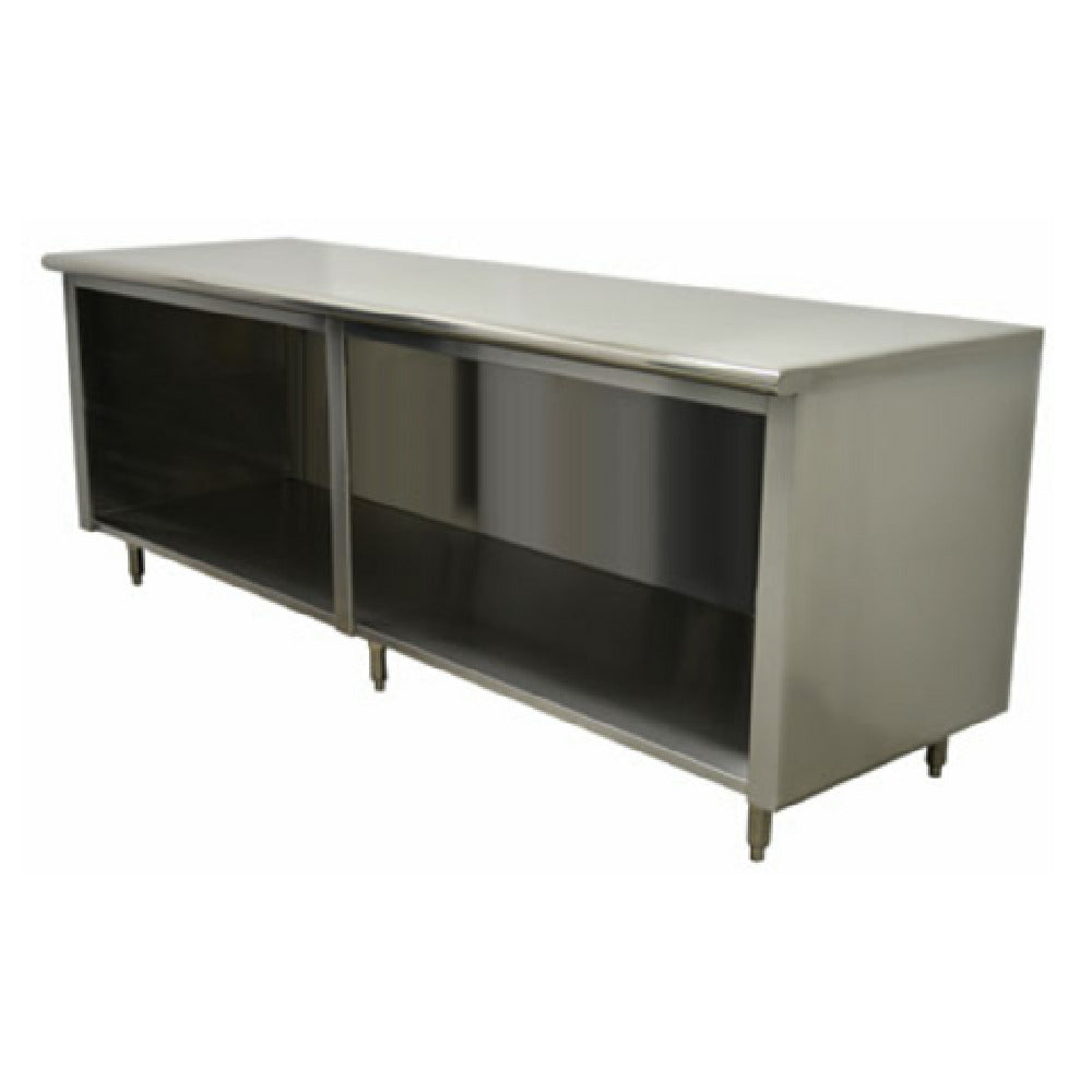 Advance Tabco EEB-SS-248-X Special Value Economy Work Table 96"W X 24"D Open Front Cabinet Base
