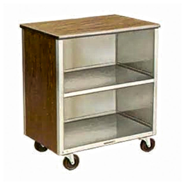 Lakeside 626 Bussing Cart (3) Shelf Enclosed Base (3) Sides