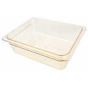 Cambro 24HP-150 Pan Food H Pan Half 4"d Amber