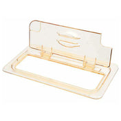 Cambro CAM30HPLN150 Lid H Pan 1/3 Sz Fliplid Notch
