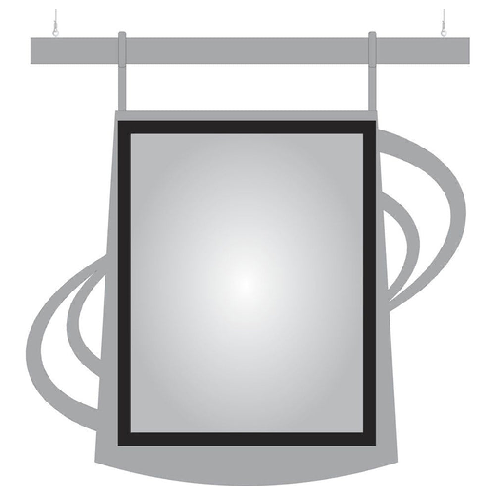 Hubert 24038 - Menu Board, 1-pocket, Hanging