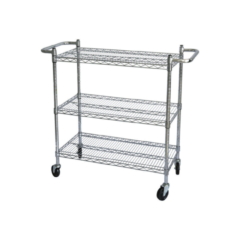 CAC China ACCW-1836S Utility Cart 36"L X 18"W X 42"H 3-tier
