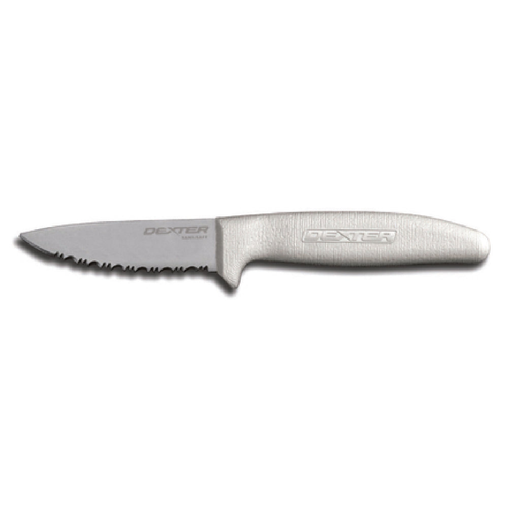 Dexter 15343 Sani-Safe® (S151SC-GWE-PCP) Net/Utility Knife 3-1/2" Scalloped Blade
