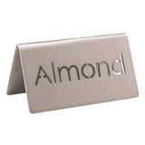 Service Ideas 1C-BF-ALMOND-MOD Service Ideas Laser Cut ID Tent Table Tent Almond