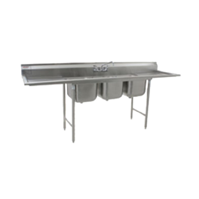 Eagle 414-24-3-24 414 Series Sink Three Compartment 126"W X 31-3/4"D