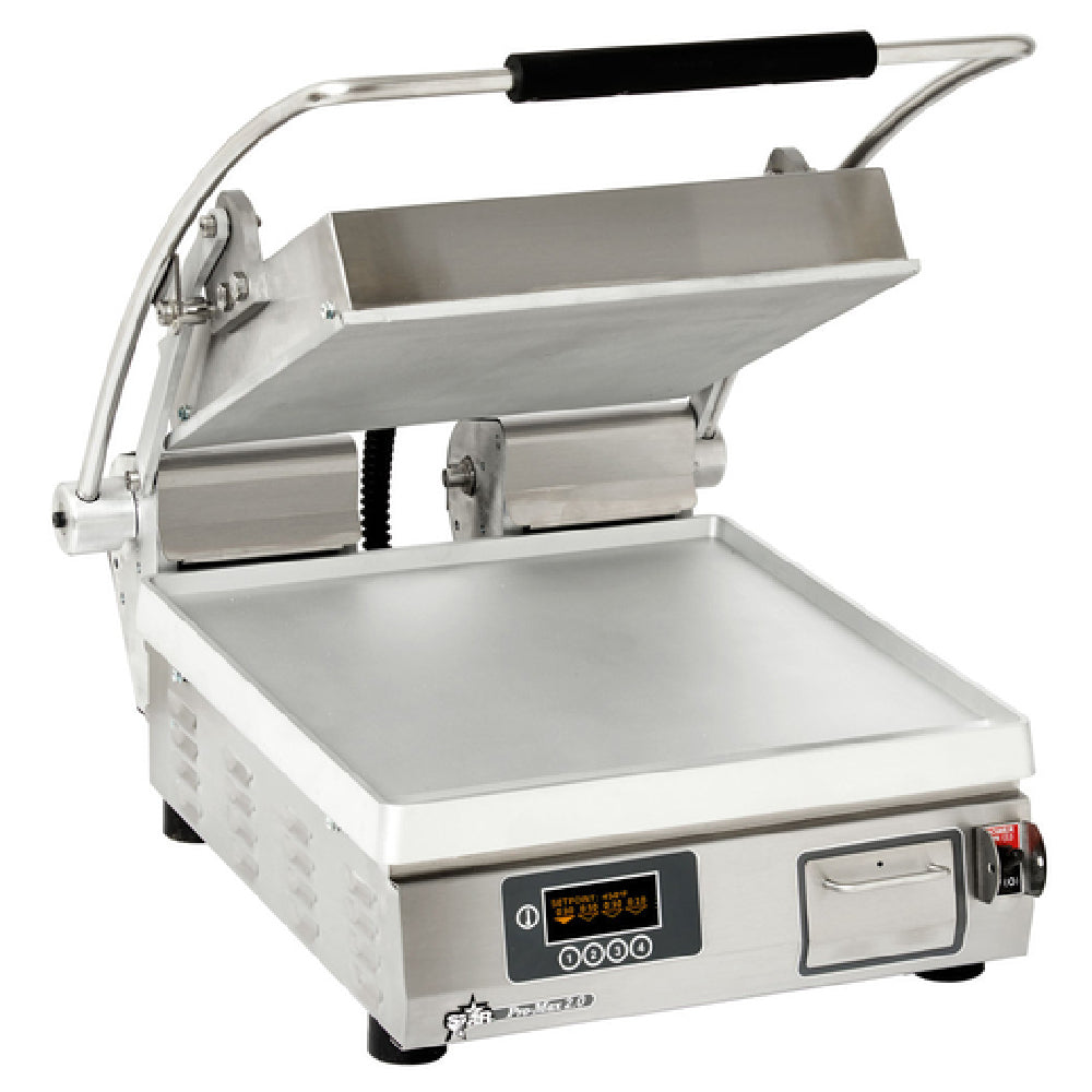 Star PST14E Pro-Max 2.0® Sandwich Grill 14.5" W X 14.2"D Smooth Aluminum Cooking Surface