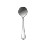 1880 Hospitality T015SBLF Oneida® Bouillon Spoon 6" Curved Border Along Handle