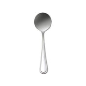1880 Hospitality T015SBLF Oneida® Bouillon Spoon 6" Curved Border Along Handle
