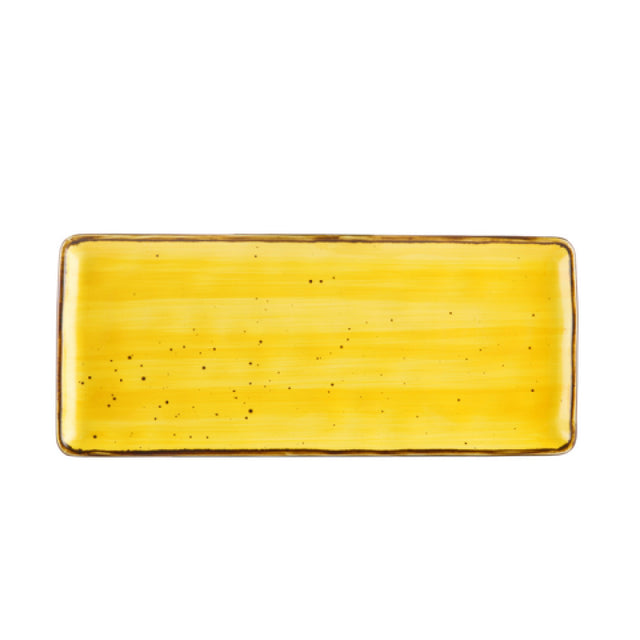 CAC China TUS-RT13-SFL Tucson Platter 12"L X 5-1/8"W X 1/2"H Rectangular