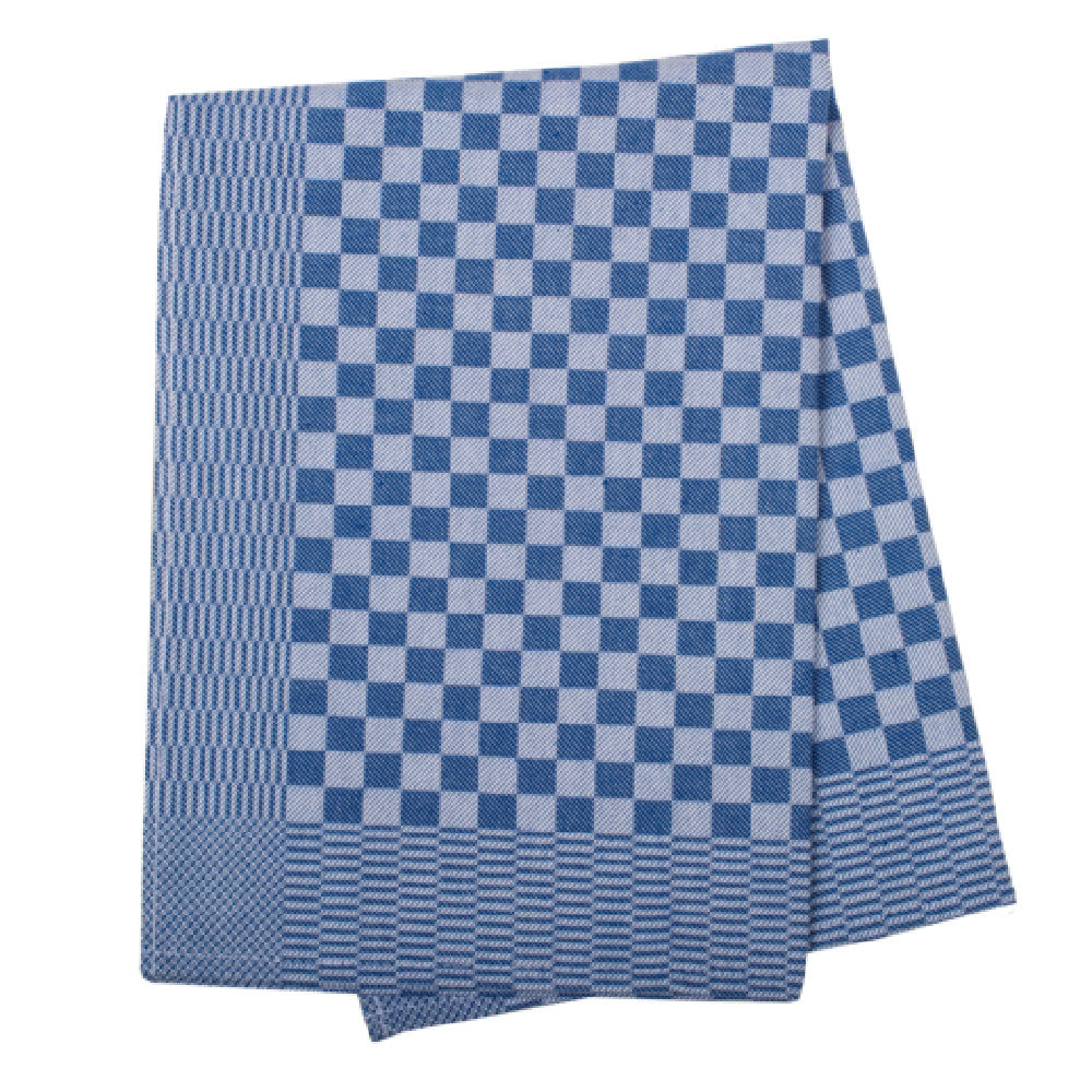 JB Prince A300 BL5 Side Towel 25-1/2"L X 17-3/4"W Checkered Pattern