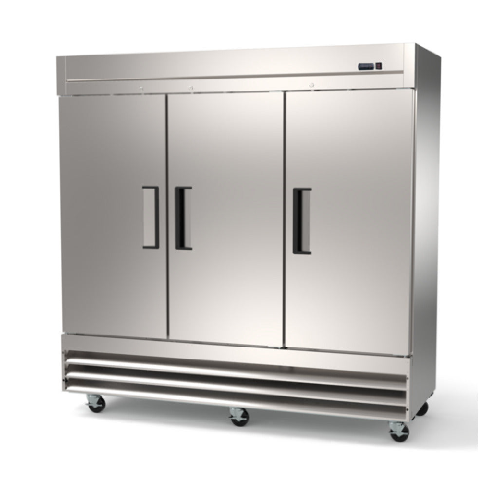Hubert 110593 - Kratos® 67K-003 Reach-In Refrigerator, 72 Cu. Ft., 81"W X 32.2"D X 82.5"H