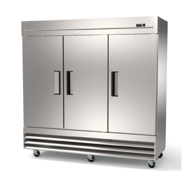 Hubert 110593 - Kratos® 67K-003 Reach-In Refrigerator, 72 Cu. Ft., 81"W X 32.2"D X 82.5"H
