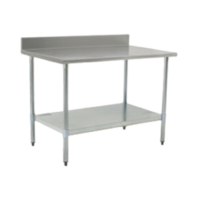 Eagle T3084SB-BS Budget Series Work Table 84"W X 30"D 4-1/2"H Backsplash
