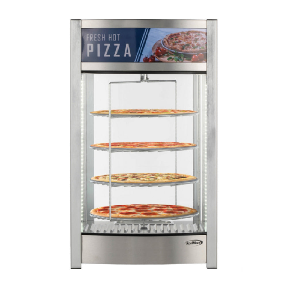 Koolmore KM-HPD4-12 Heated Display Case Floor Model 18-1/10"W X 17-3/5"D X 30-9/10"H