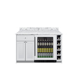 Summit MESAWH33 - Turnkey Mesa Dry Bar, ADA-height, White Finish