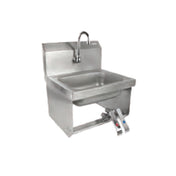 John Boos PBHS-W-1410-KV2MB-X Pro-Bowl Hand Sink Wall Mount 14"W X 10" Front-to-back X 5" Deep Bowl