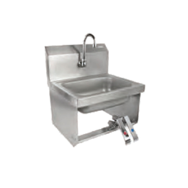 John Boos PBHS-W-1410-KV2MB-X Pro-Bowl Hand Sink Wall Mount 14"W X 10" Front-to-back X 5" Deep Bowl