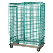 Quantum MD1860-70SECP Security Unit Mobile With Dolly Base 60"W X 18"D X 70"H