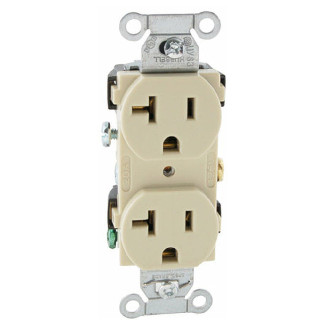 Hubbell -CR201 Receptacle Duplex 125v 20a