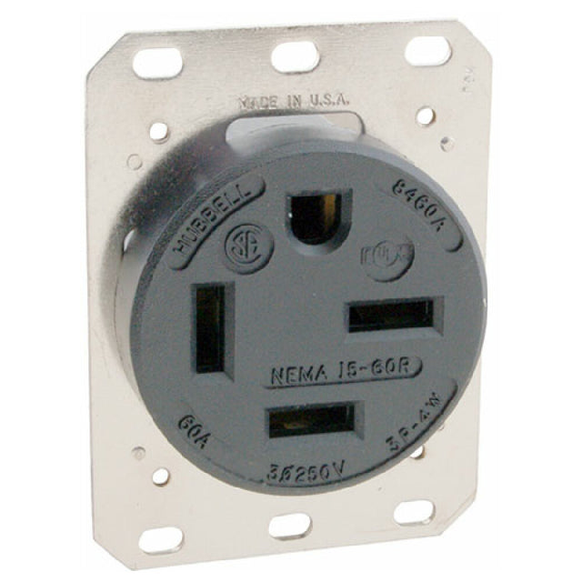 Hubbell -8460A Receptacle Single 250v 60a