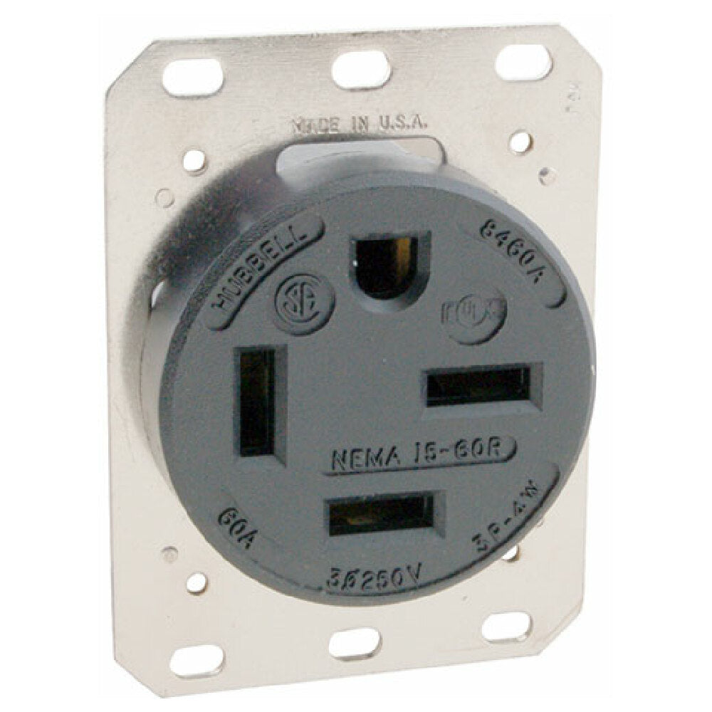 Hubbell 8460A Receptacle Single 250v 60a