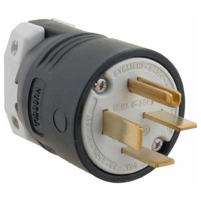 Hubbell -8451C Plug Straight 4 Prong 250v 50a