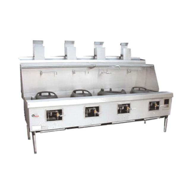 Town YF-4-SS York® Wok Range Gas (4) Chambers