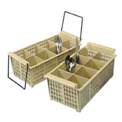 Vollrath 1372 Traex® Flatware Basket Half-size (8) Compartment