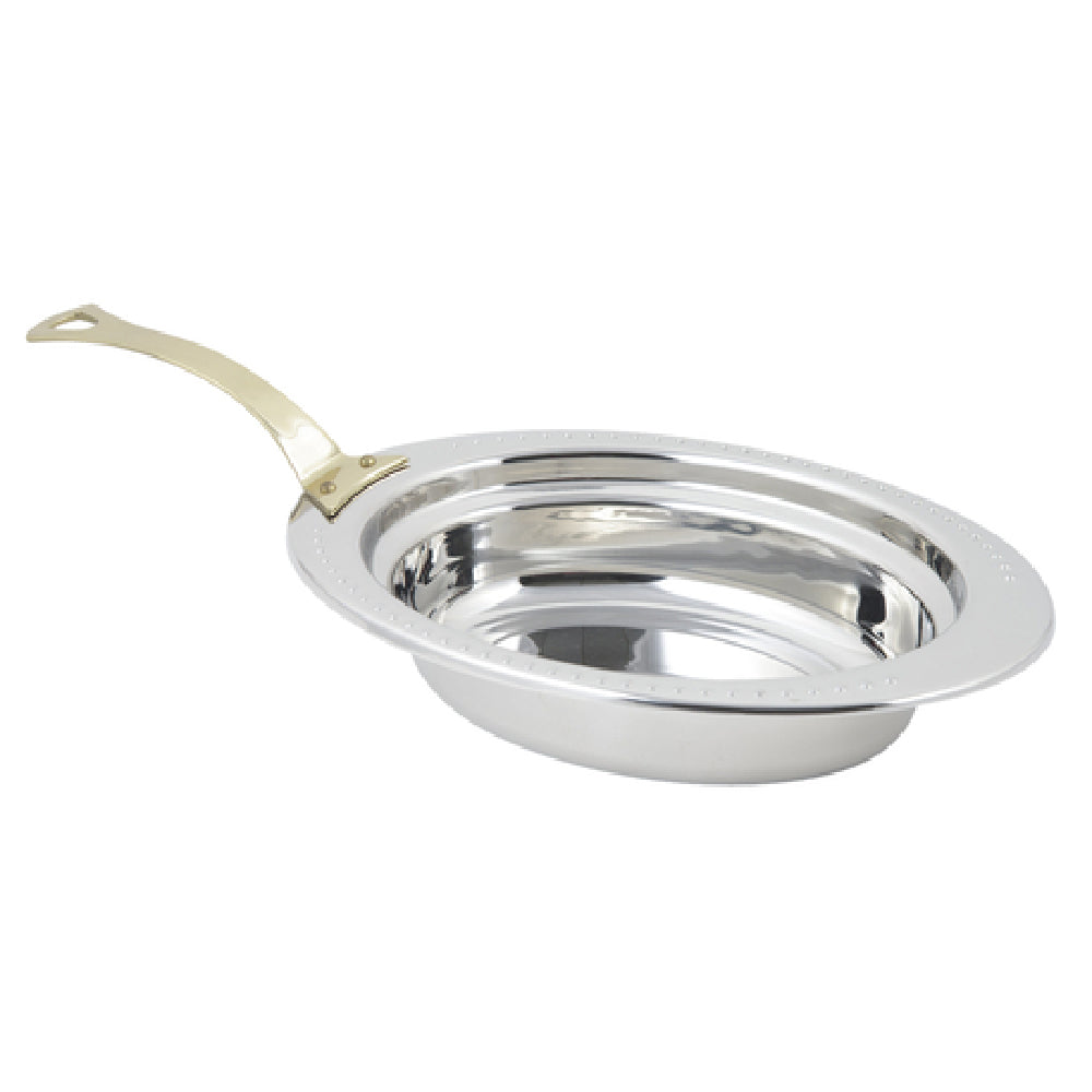 Bon Chef 5304HL Food Pan Full Oval 2 Qt. (64 Oz.) Capacity