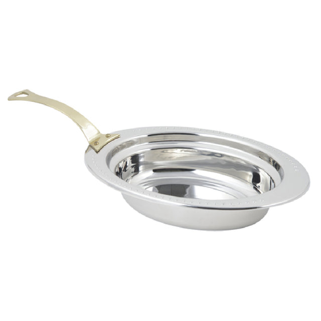 Bon Chef 5304HL Food Pan Full Oval 2 Qt. (64 Oz.) Capacity