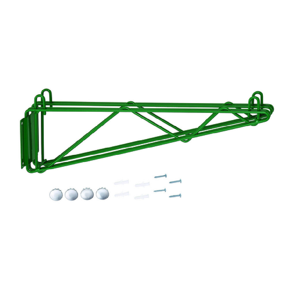 Hubert 55594 - CenPro Double Wall Mounting Bracket For Green Epoxy Wire Shelving