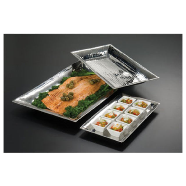 American Metalcraft HMRT1019 Serving Tray 18-3/4"L X 9-3/4"W X 1-3/8"H Rectangle