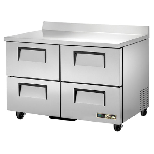 True Refrigeration TWT-48D-4-HC Work Top Refrigerator Two-section