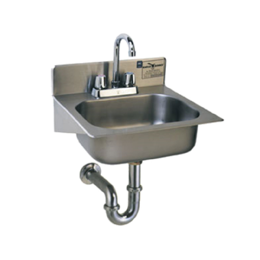 Eagle HSAE-10-FA-2X Hand Sink Wall Mount 14" Wide X 10" Front-to-back X 5" Deep Bowl