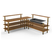 Steelite MGCMLB01BBXF Mogogo Buffet Solutions Modular Cooling Corner Station 3-tier