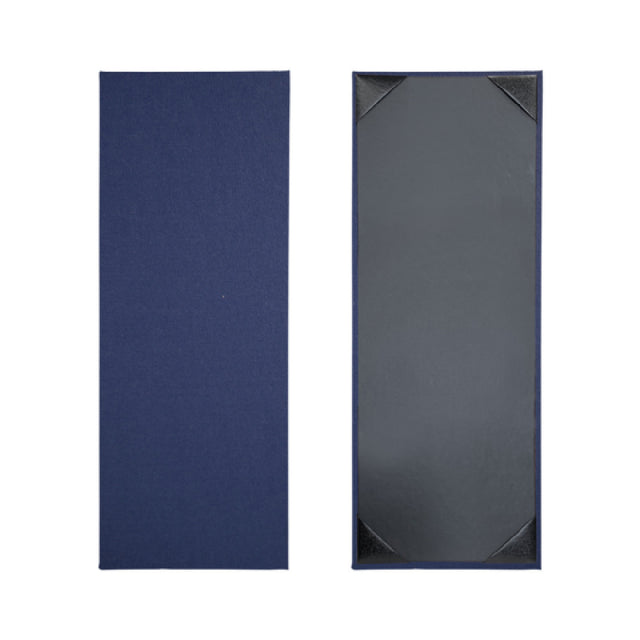 Risch LINEN-1V 4.25X11 Linen Hardback Menu Cover (specify Color) 4 1/4" X 11"