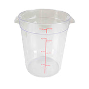 Thunder Group PLRFT308PC Food Storage Container 8 Quart Round