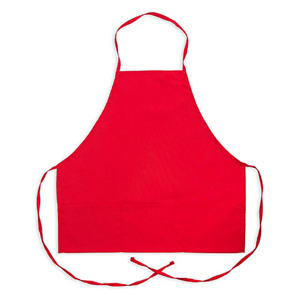 AllPoints 2576RED 27 In Bib Apron 3 Pocket Red